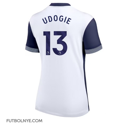 Camiseta Tottenham Hotspur Destiny Udogie #13 Primera Equipación para mujer 2024-25 manga corta